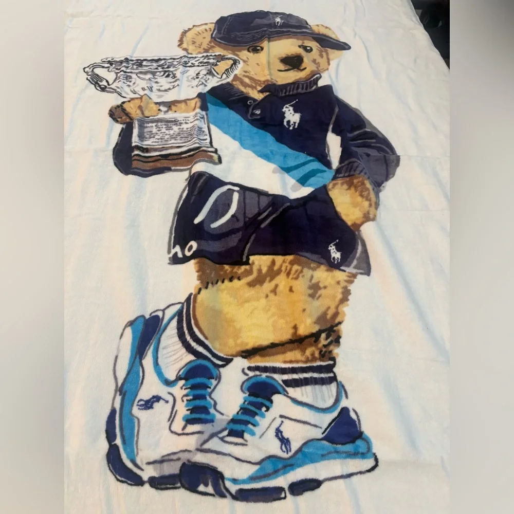 Polo Bear Australian Open Beach Blanket Towel
